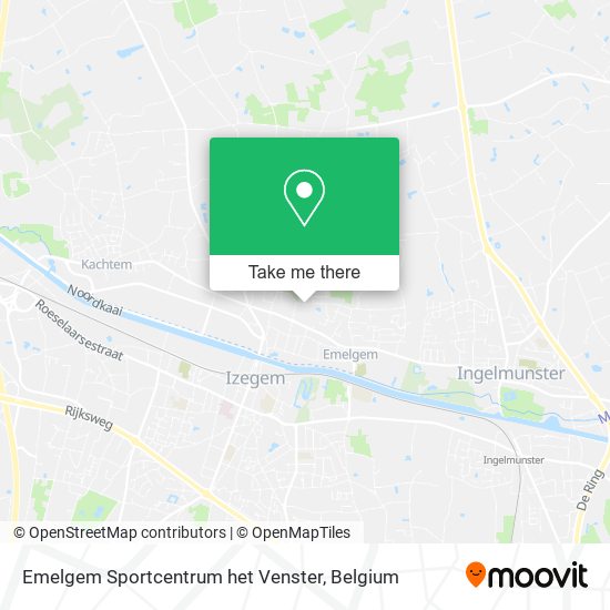 Emelgem Sportcentrum het Venster plan