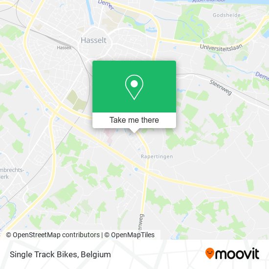 Single Track Bikes map
