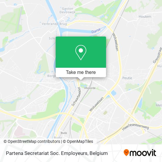 Partena Secretariat Soc. Employeurs map