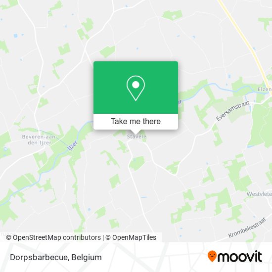 Dorpsbarbecue map