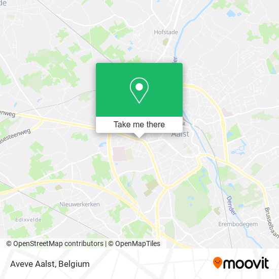 Aveve Aalst map