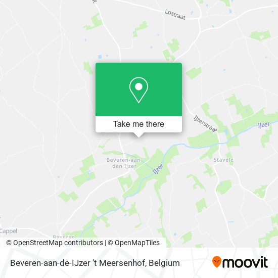 Beveren-aan-de-IJzer 't Meersenhof plan