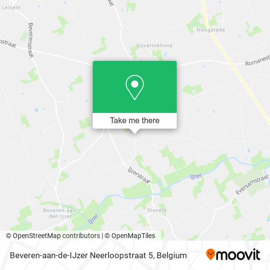 Beveren-aan-de-IJzer Neerloopstraat 5 map