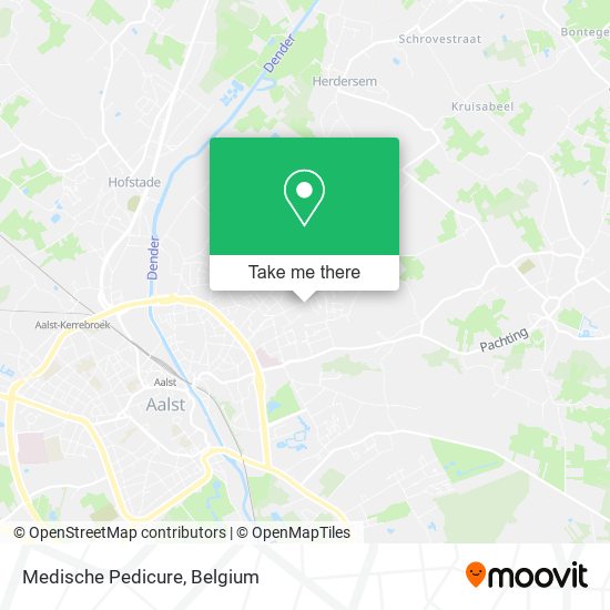 Medische Pedicure map