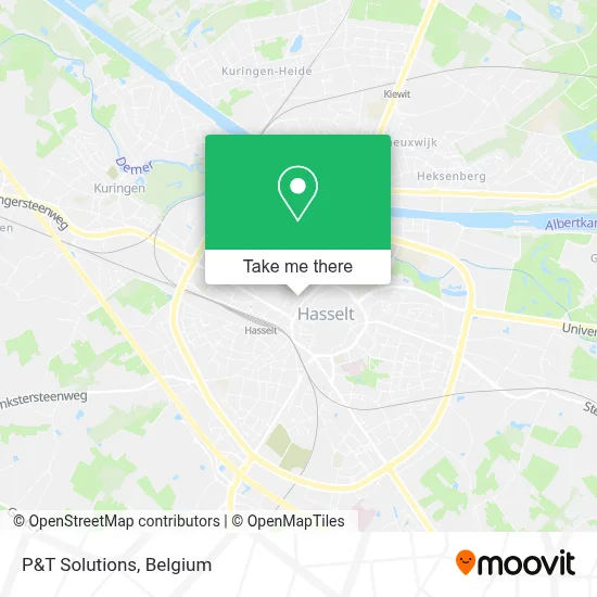 P&T Solutions map