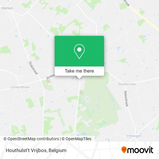 Houthulst't Vrijbos map