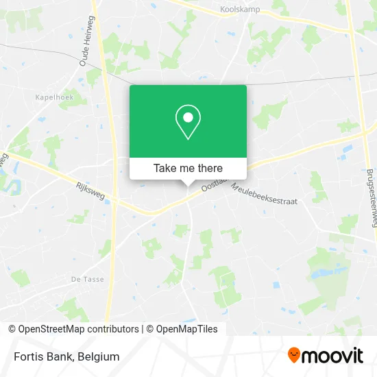 Fortis Bank map