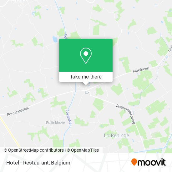 Hotel - Restaurant map