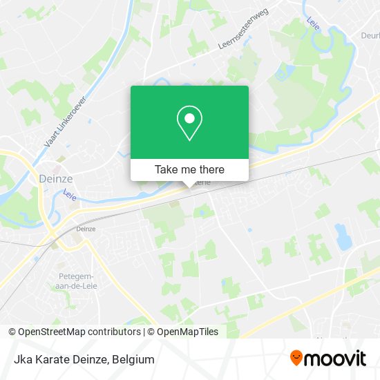 Jka Karate Deinze map