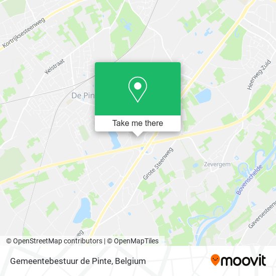 Gemeentebestuur de Pinte plan