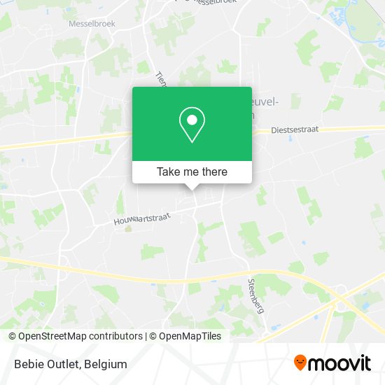 Bebie Outlet map