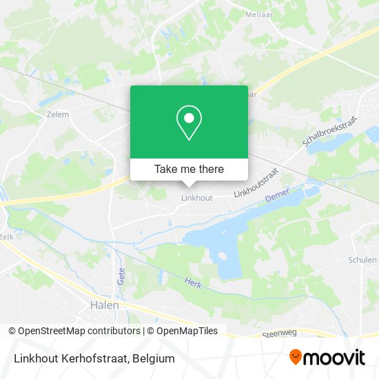 Linkhout Kerhofstraat map
