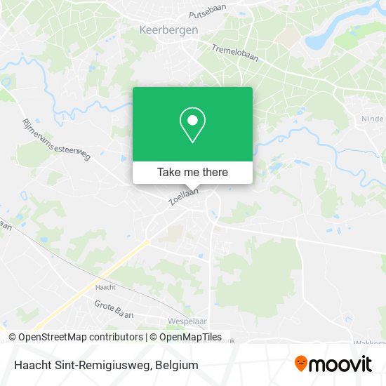 Haacht Sint-Remigiusweg map
