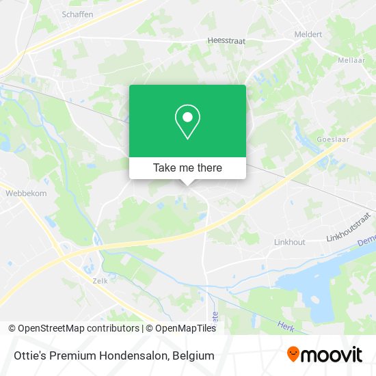Ottie's Premium Hondensalon map