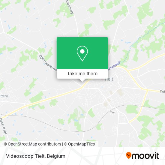 Videoscoop Tielt map