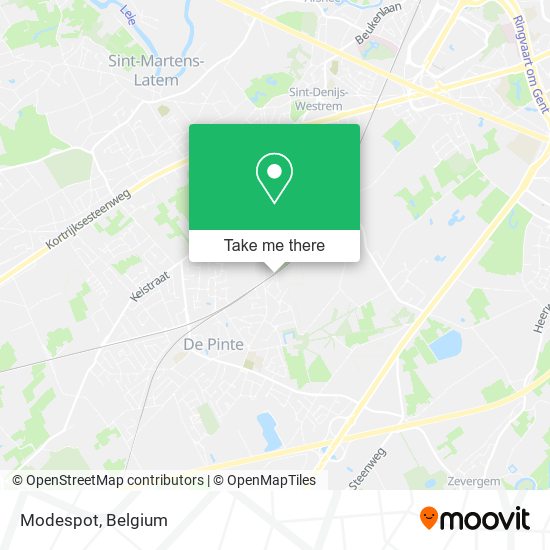 Modespot map