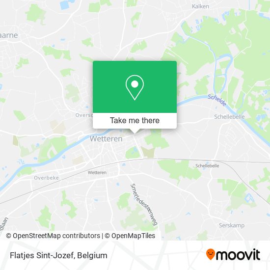Flatjes Sint-Jozef map