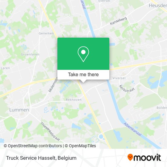 Truck Service Hasselt plan