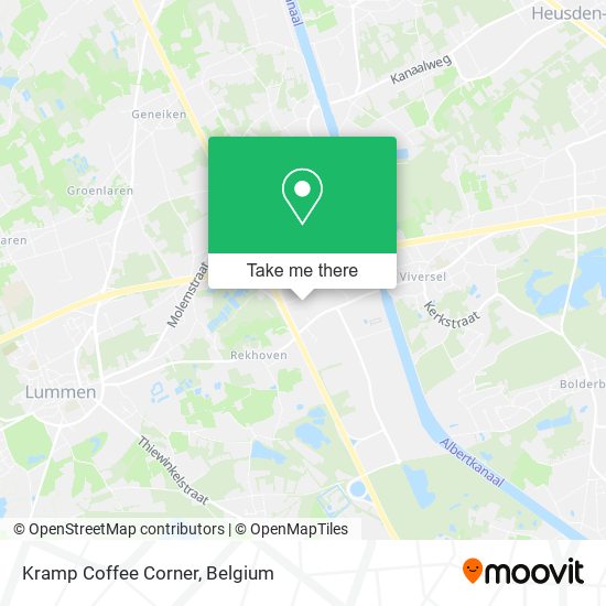 Kramp Coffee Corner plan