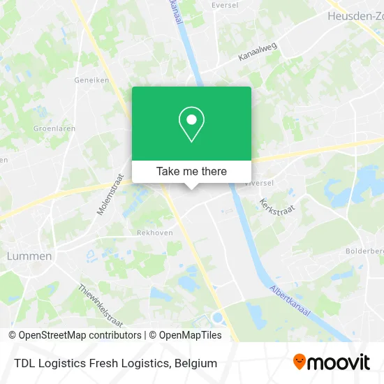 TDL Logistics Fresh Logistics map