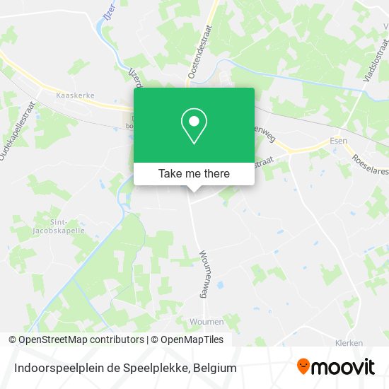 Indoorspeelplein de Speelplekke map