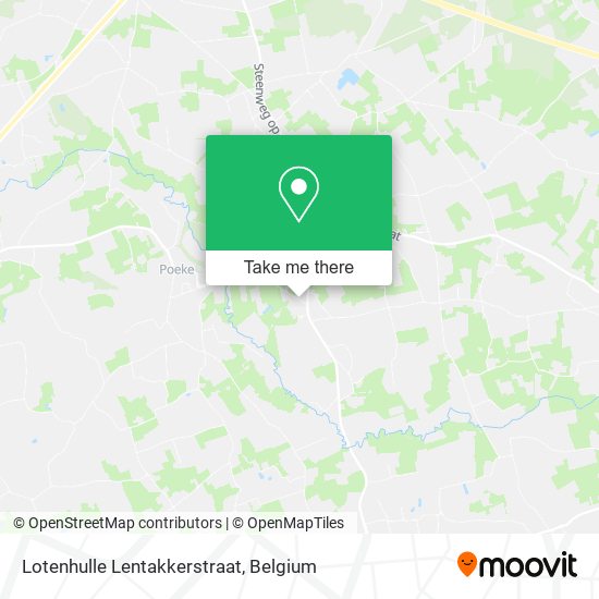 Lotenhulle Lentakkerstraat map