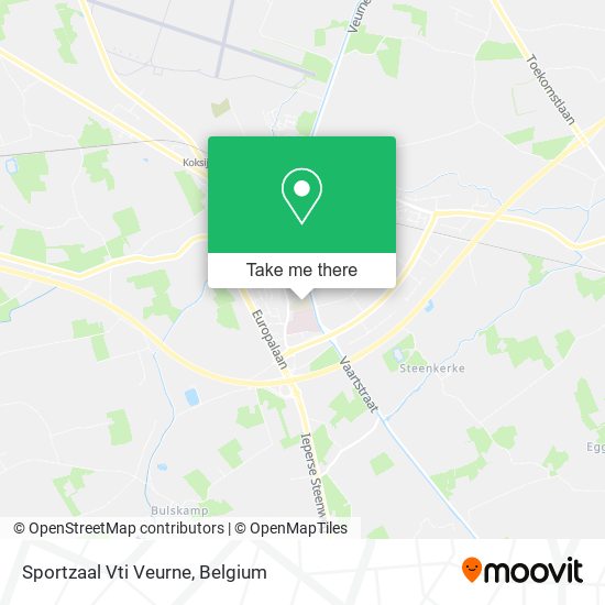 Sportzaal Vti Veurne map