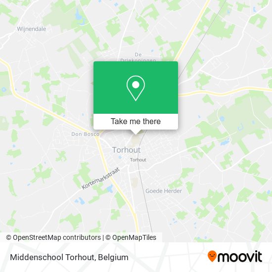 Middenschool Torhout map