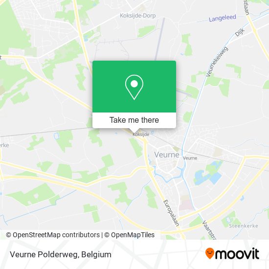 Veurne Polderweg map