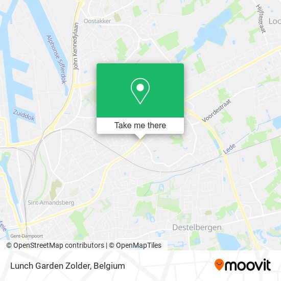 Lunch Garden Zolder map