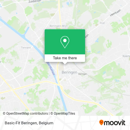 Basic-Fit Beringen map