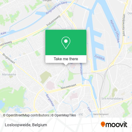 Losloopweide map