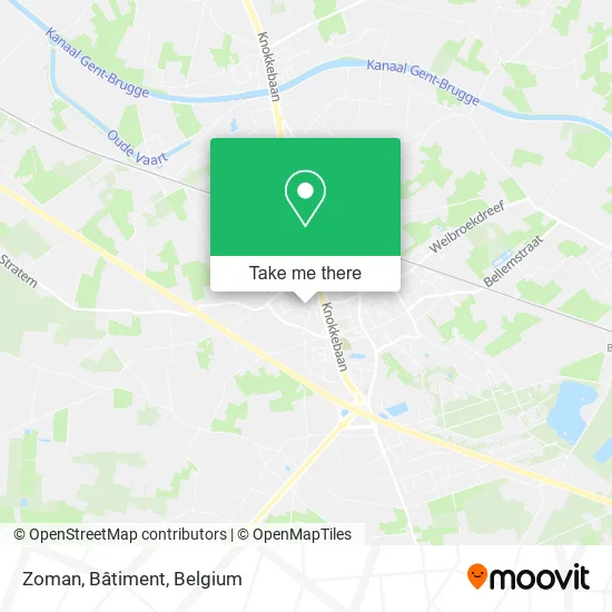 Zoman, Bâtiment map