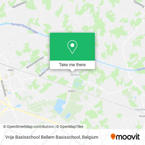 Vrije Basisschool Bellem Basisschool map