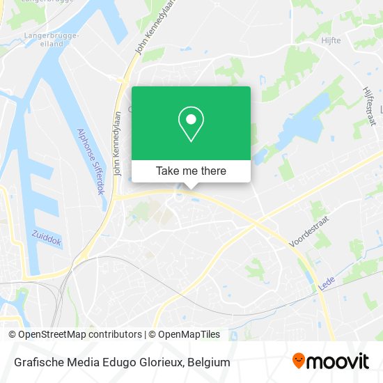 Grafische Media Edugo Glorieux map