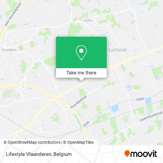 Lifestyle Vlaanderen map
