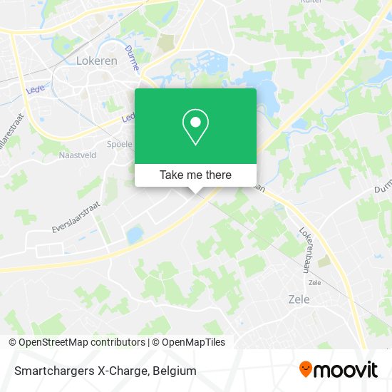 Smartchargers X-Charge map