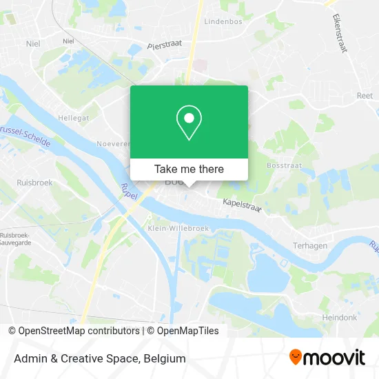 Admin & Creative Space map