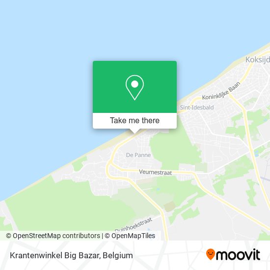 Krantenwinkel Big Bazar map