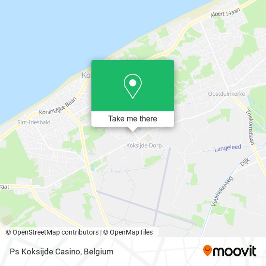 Ps Koksijde Casino map