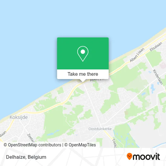Delhaize map