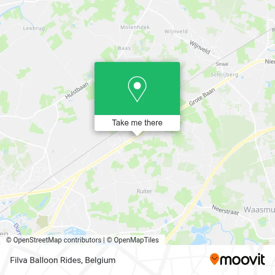 Filva Balloon Rides map