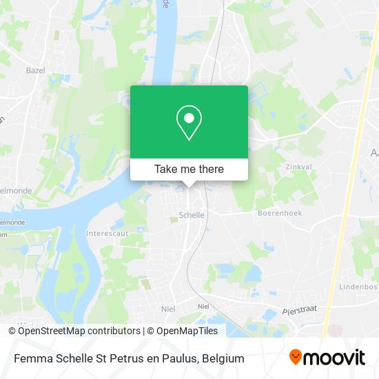 Femma Schelle St Petrus en Paulus map