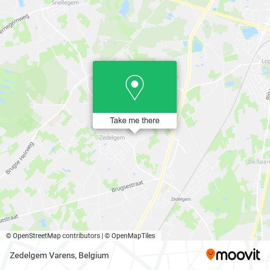 Zedelgem Varens map