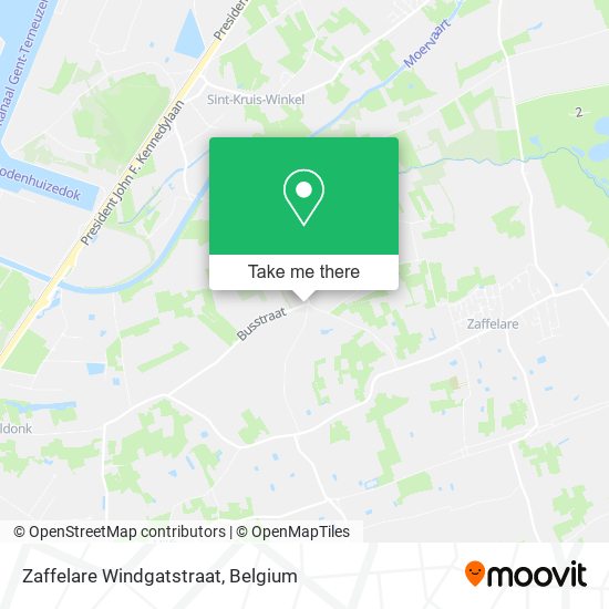 Zaffelare Windgatstraat plan