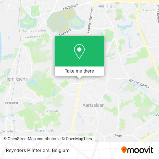 Reynders P Interiors map