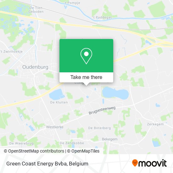 Green Coast Energy Bvba map