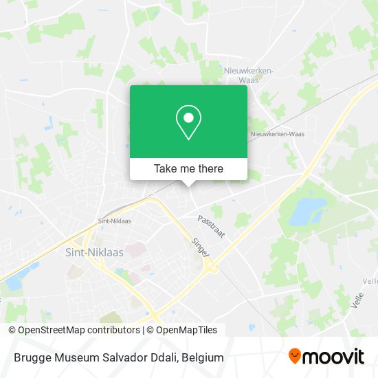 Brugge Museum Salvador Ddali map