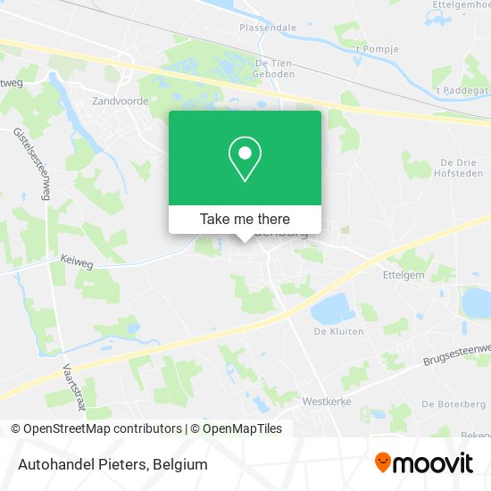 Autohandel Pieters map