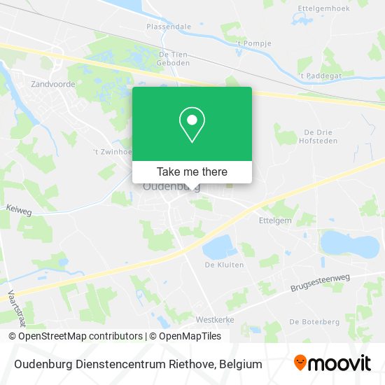 Oudenburg Dienstencentrum Riethove map